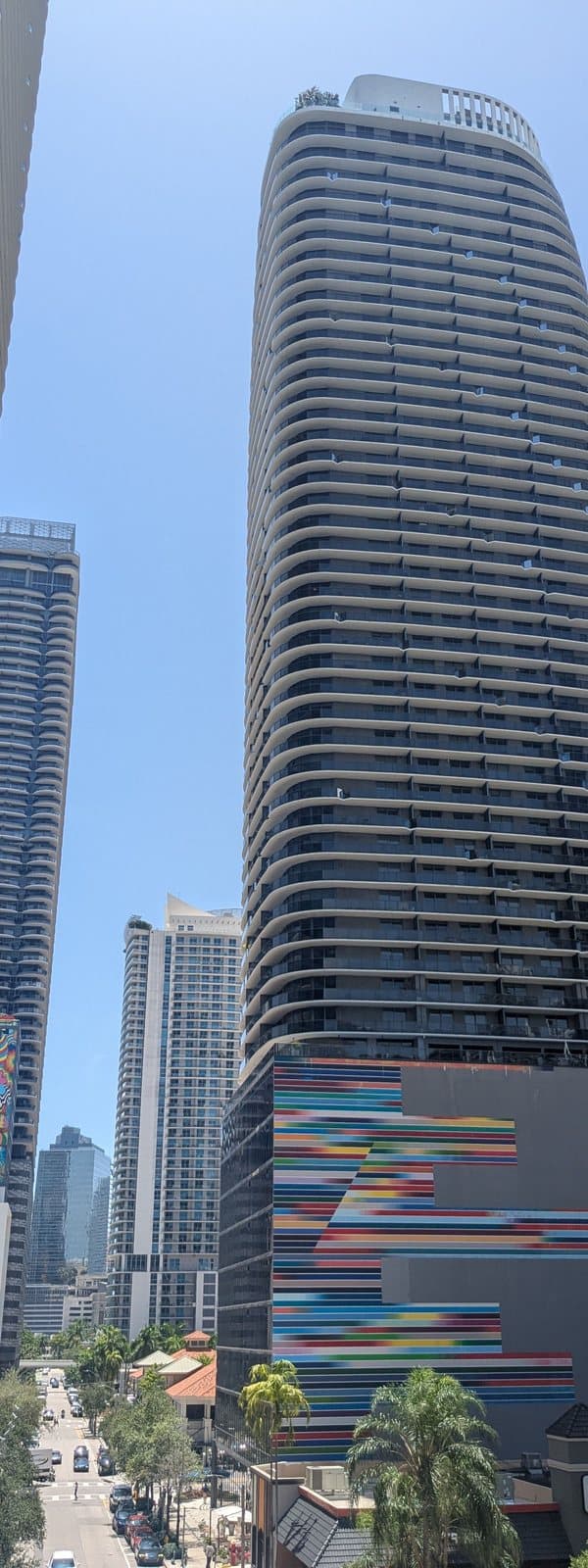 High-rise towers along Brickell Avenue