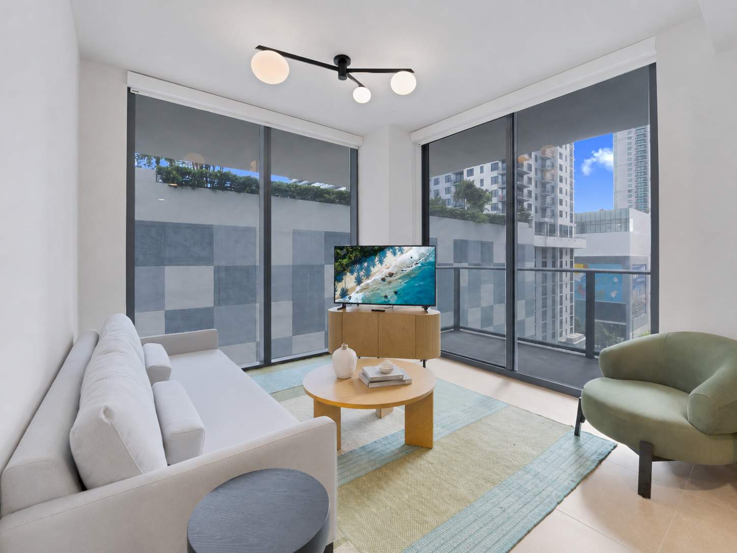 Modern Downtown Miami Retreat with Private Balcony